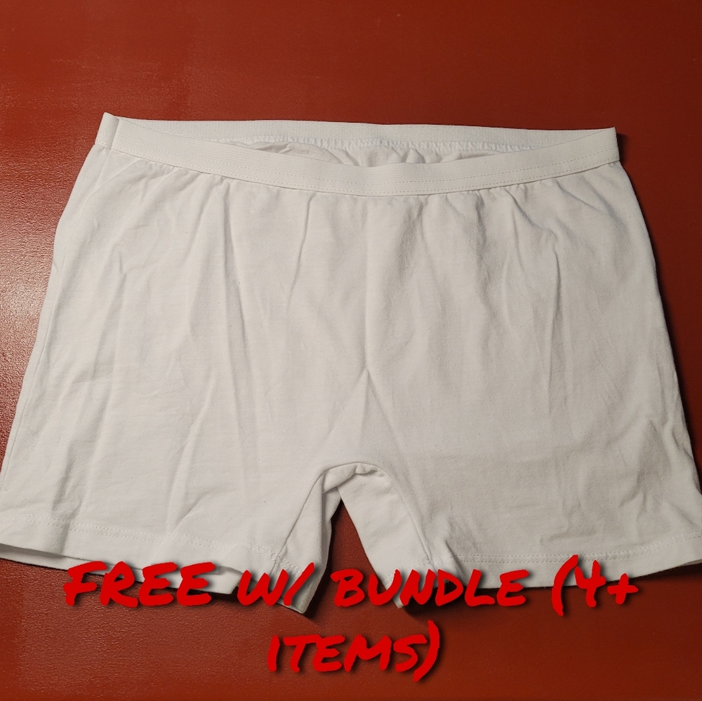 White Safety Shorts Stretchy Yoga Bottoms Athletic Women's Size Small S Bottom
